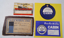 Vintage Cruise Liner memorabilia, luggage labels etc. Huddart Parker Line etc