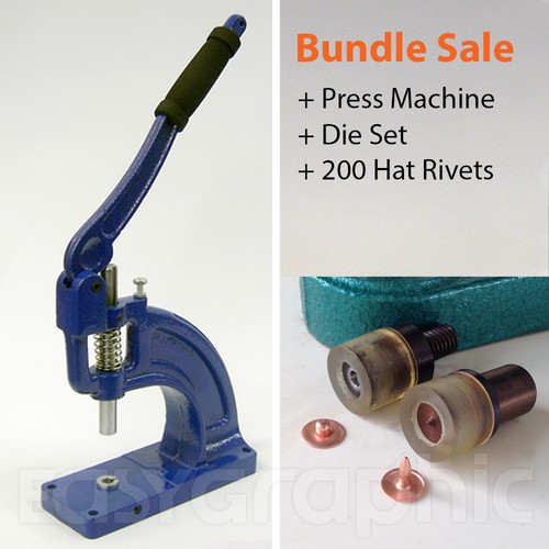 200 hat rivets press machine - hat, +