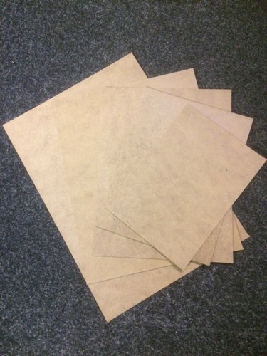 Hardboard pre cut boards