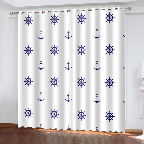 Cartoon rudder curtains - rudder,