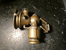 RARE VINTAGE CARBIDE OIL  LUCAS COLONIA NO260  BRASS BICYCLE BIKE LAMP LIGHT 260