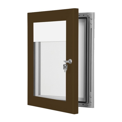 Brown menu light boxes - brown,