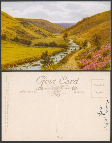 Quinton 1924 old postcard - quinton,