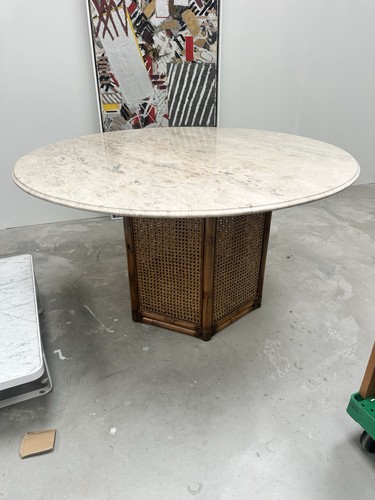 1970s vintage marble dining - 1970s,