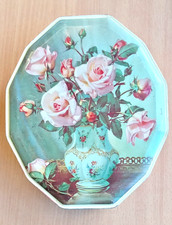 Vintage Tin, Blue Bird Toffee, Harry Vincent Ltd Flowers and Vase.