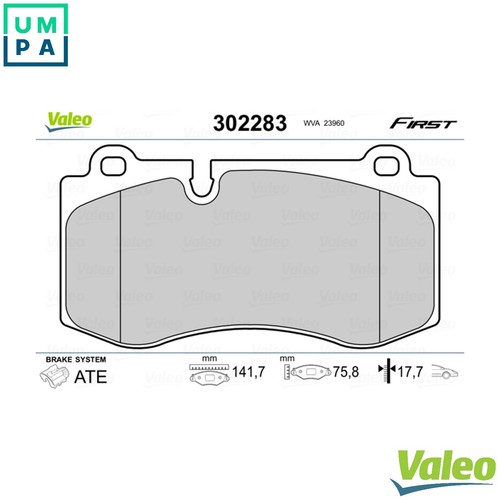 Brake pad set disc - disc,
