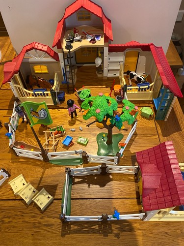 Playmobil plastic toys horse - -,