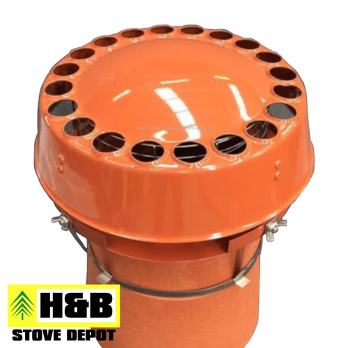 Mad terracotta chimney cowl - terracotta,