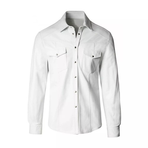 Men genuine lambskin leather - genuine,
