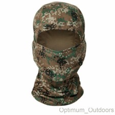 Lightweight Breathable Camouflage Balaclava Airsoft Army Face Head Cover Camo UK