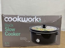 Cookworks slow cooker 3 - 6.5l,