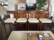 Mid Century Teak Dining Chairs By Gustav Herkströter For Lübke, 1960s, Set Of 4