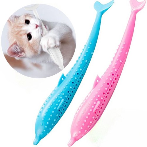 Cat teeth cleaning chew toy - cat,
