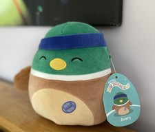 Duck Squishmallow Avery Squishmallow Duck Rugby Toy 7”|18cm,  Duck Soft Toy