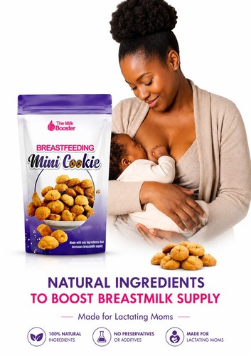Mini lactation cookies - mini, natural