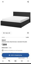 IKEA Malm Ottoman Double Bed