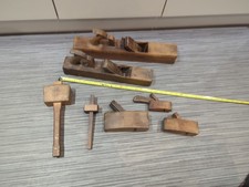 VINTAGE Joblot Wooden Tools MALLOCH COFFIN PLANE Block Carpenters Planes