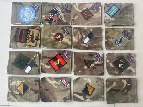British army blanking patches - blanking,