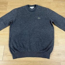 Lacoste Charcoal Grey Wool