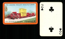 1 x Playing card R A Dyson &