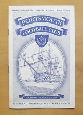 PORTSMOUTH Home Football Programmes 1956/1957 *Pick The One You Need*