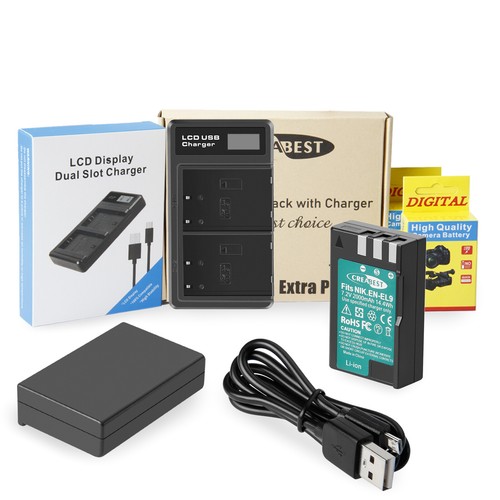 2pcs el9 el9a battery - 2pcs, en-el9