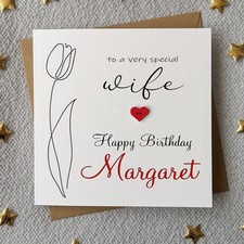 WIFE Birthday Card