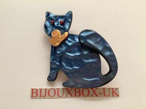Lea stein watching cat brooch - stein,