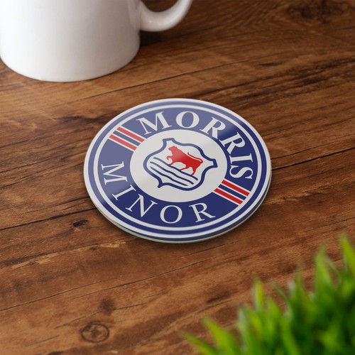 Morris minor glass coaster set - morris,