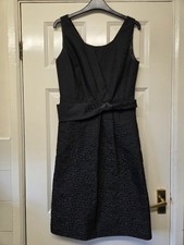Ladies Laura Ashley Black Evening Dress. Size 12. Excellent Condition