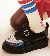 George Cox Shoes Loverboy Black White Edition Creeper Size EU41 New Rrp £620 