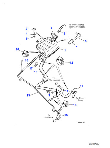 Jaguar genuine hose - jaguar, fits
