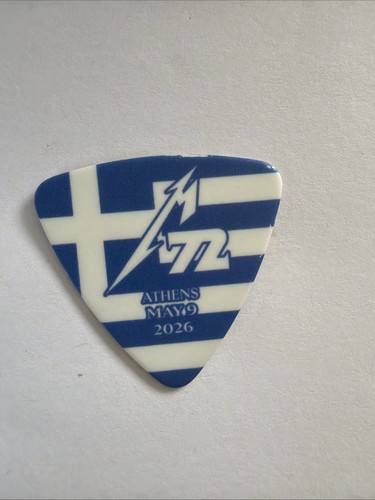 Metallica guitar pick athens - metallica,