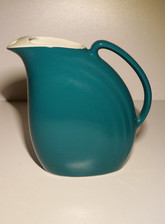 Hall Pottery Green/ Blue Pitcher