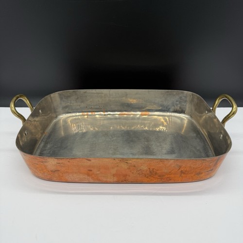 Vintage copper roasting baking - vintage,