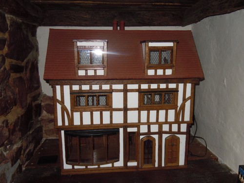 Tudor style dolls house - house, shop