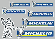 Michelin Stickers/Decals - 7 High Quality Printed and Cut Stickers