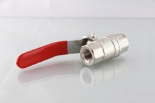 1/2 Bsp Female x 1/2 Bsp Female Ball Lever Valve Brass Nickel plated, OFFER