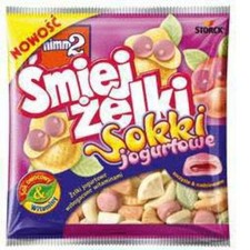 ⭐️ 8x STORCK ZELKI SMIEJZELKI NIMM-2 SOKKI JOGURTOWE 90G x8 pcs