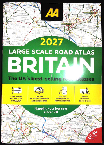 Road atlas britain 2027 - aa,