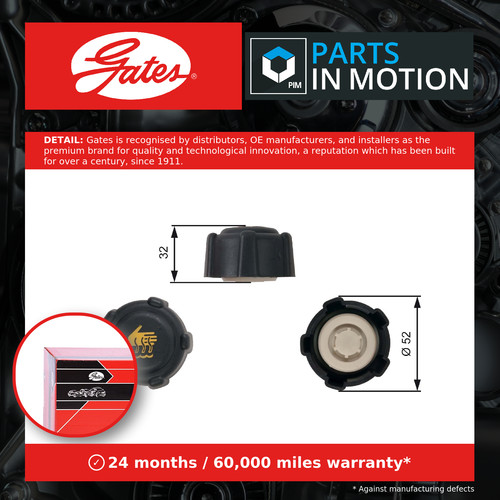 Radiator cap fits renault - cap,