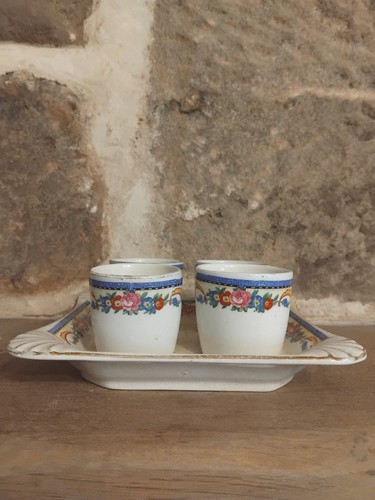 Vintage floral egg - floral,