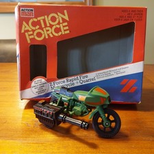 Original Vintage GI Joe Action Force Rapid Fire Motorcycle Palitoy