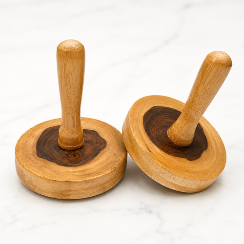 Wooden roti press chapati - press,
