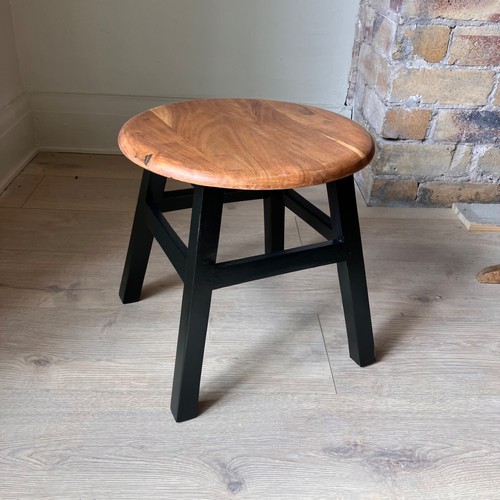 Vintage wooden side table or - a,