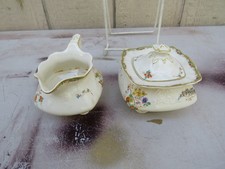 PAIR OF SMALL MILK JUG & SUGER