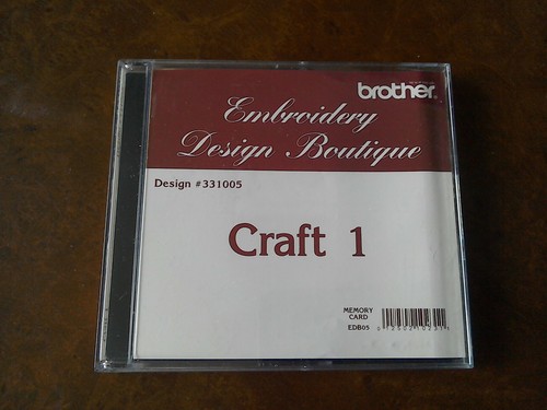 Brother embroidery card - embroidery, (card
