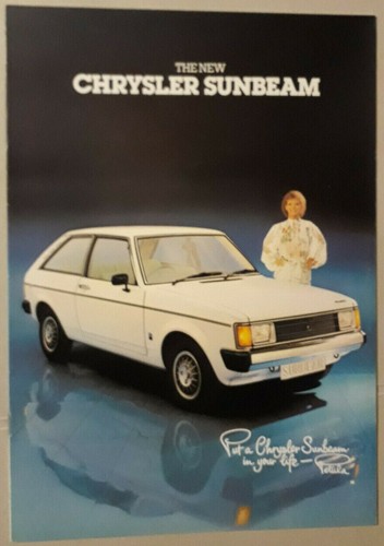 Chrysler sunbeam brochure - chrysler, 1977