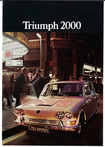 Triumph 2000 mk1 - mid-late, 1969