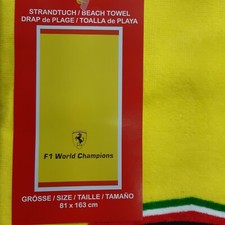 Ferrari Beach Towel F1 Word Champions  / Bed Cover three Choices